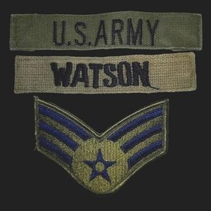 ❤️ Vintage USA WATSON Patches 3 Patches
